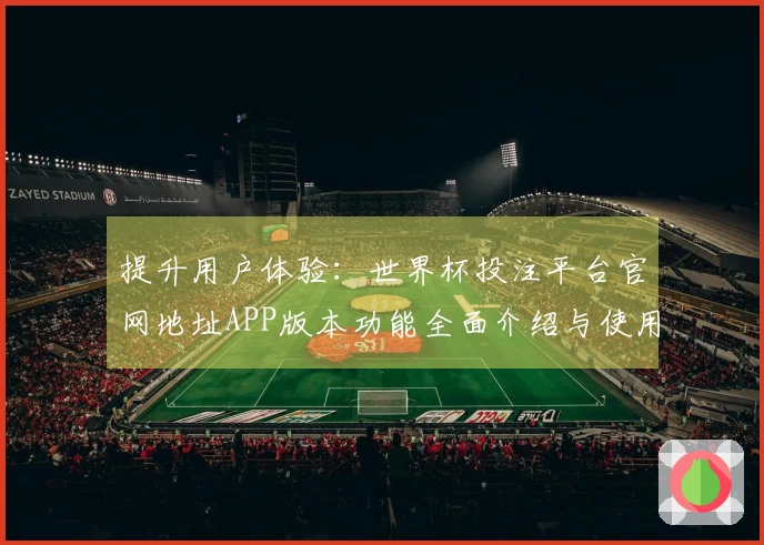 提升用户体验：世界杯投注平台官网地址APP版本功能全面介绍与使用指南